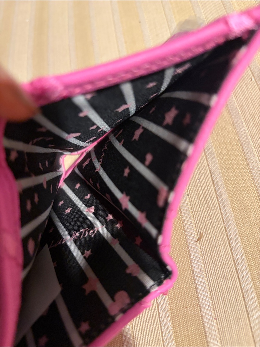 Luv Betsey Pink Quilted Heart Wallet NWT - Picture 5 of 6